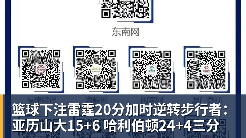 篮球下注雷霆20分加时逆转步行者：亚历山大15+6 哈利伯顿24+4三分