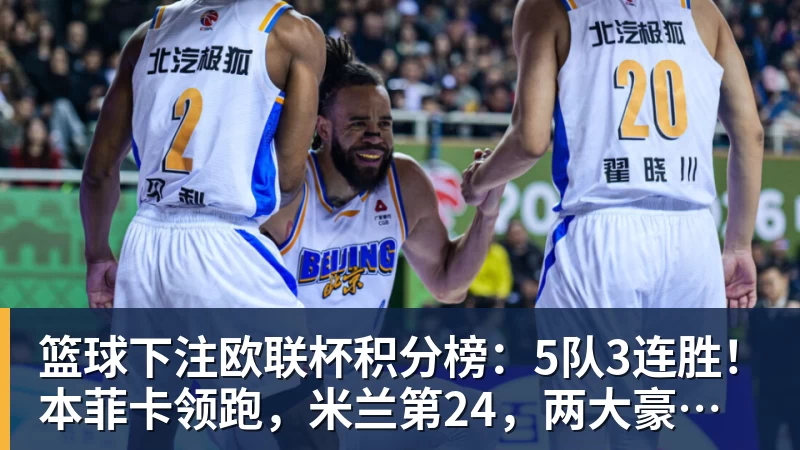 篮球下注欧联杯积分榜:5队3连胜!本菲卡领跑,米兰第24,两大豪门3轮0分